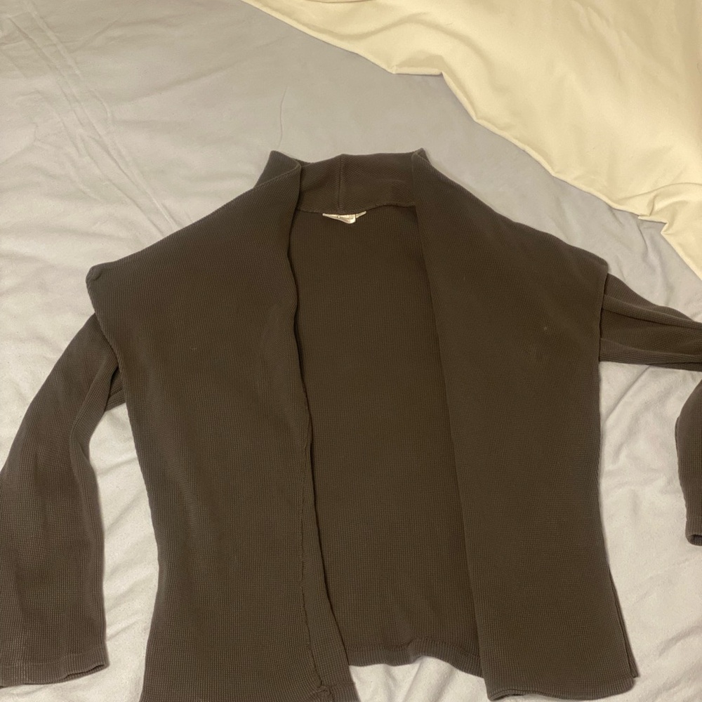 Women's Gray Waffle Wrap